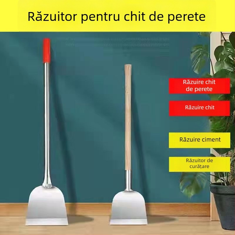 Unealtă multifuncțională pentru curățarea podelelor și pereților: racletă pentru suprafețe, racletă pentru gheață, lopată de zăpadă, cuțit pentru ardei, racletă pentru pereți