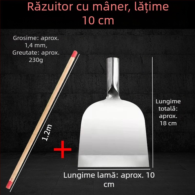 Unealtă multifuncțională pentru curățarea podelelor și pereților: racletă pentru suprafețe, racletă pentru gheață, lopată de zăpadă, cuțit pentru ardei, racletă pentru pereți