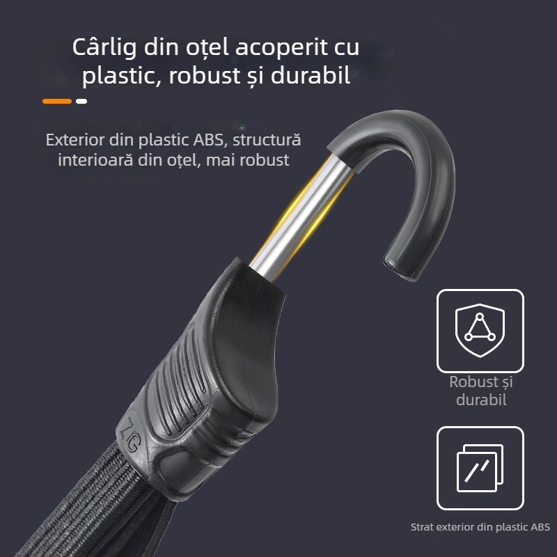 Curele elastice din nylon pentru ancorarea motocicletelor și vehiculelor electrice; fixare pentru cască pe bancheta din spate și bagaje