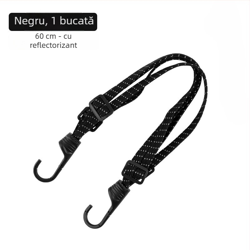 Curele elastice din nylon pentru ancorarea motocicletelor și vehiculelor electrice; fixare pentru cască pe bancheta din spate și bagaje