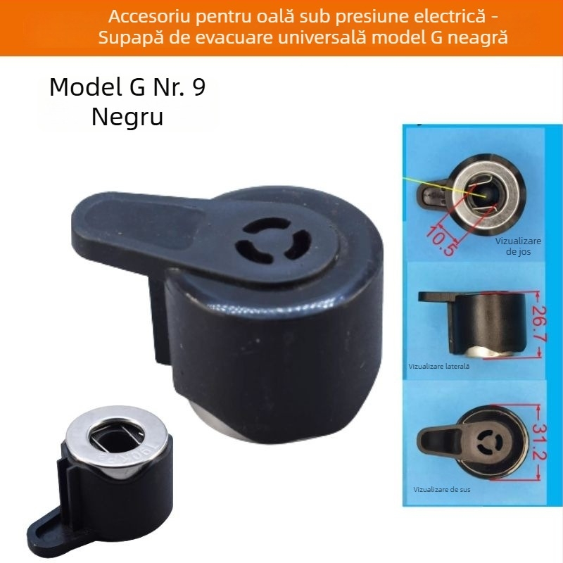 Valvă de evacuare a aburului pentru oală sub presiune electrică, capac de siguranță a supapei, 3 cm, compatibil cu Midea