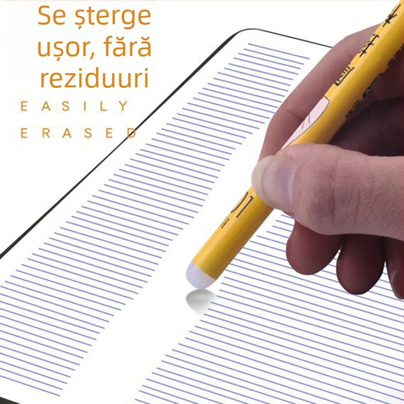 Odimei refil pentru stilou cu cerneală neutră, 0.38/0.5 mm, negru/albastru cristal