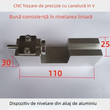 Instrument de aliniere și atașare pentru prelucrarea pietrelor prețioase, cu placă superioară nivelatoare și suport orizontal