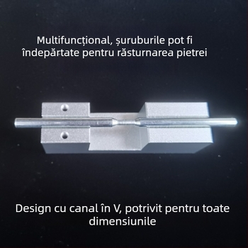 Instrument de aliniere și atașare pentru prelucrarea pietrelor prețioase, cu placă superioară nivelatoare și suport orizontal