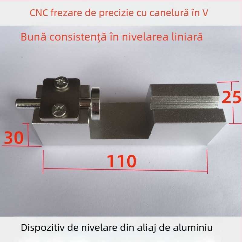 Instrument de aliniere și atașare pentru prelucrarea pietrelor prețioase, cu placă superioară nivelatoare și suport orizontal