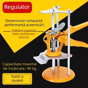 Ridicător de înălțime pentru plăci și instrument de nivelare pentru plăci de perete — reglaj manual rapid