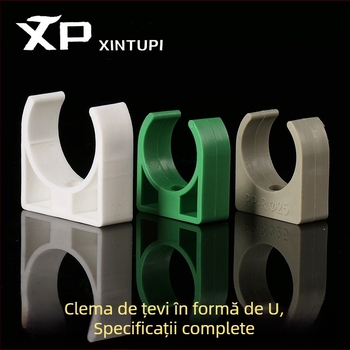 Colier pentru țevi PPR, clemă în formă U, PPR clipuri, dimensiuni multiple