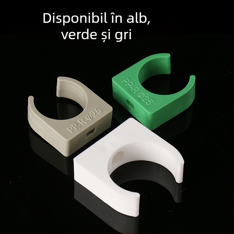 Colier pentru țevi PPR, clemă în formă U, PPR clipuri, dimensiuni multiple