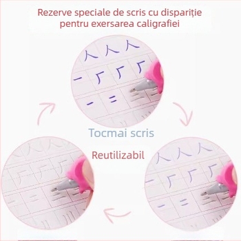 Refil de scriere cu dispariție automată pentru adulți și copii – cerneală magică ce estompează, pentru exerciții de scriere