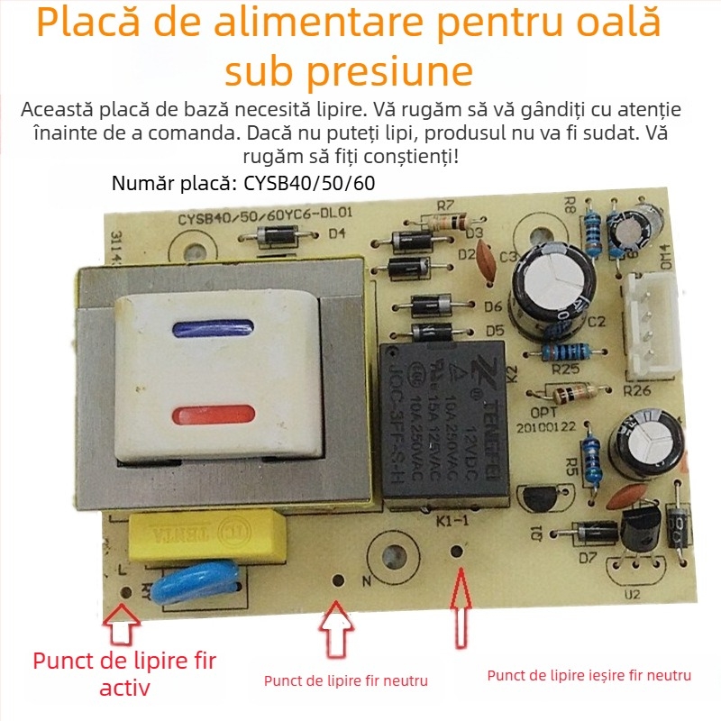 Placă de alimentare pentru oală electrică cu presiune Supor și placă principală pentru gătitor de orez Supor