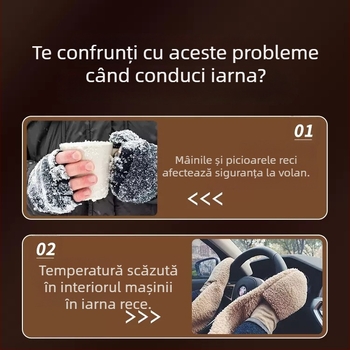 Ventilator auto Yiju pentru mașini și camioane, 12V-24V, încălzire interioară rapidă și degivrare