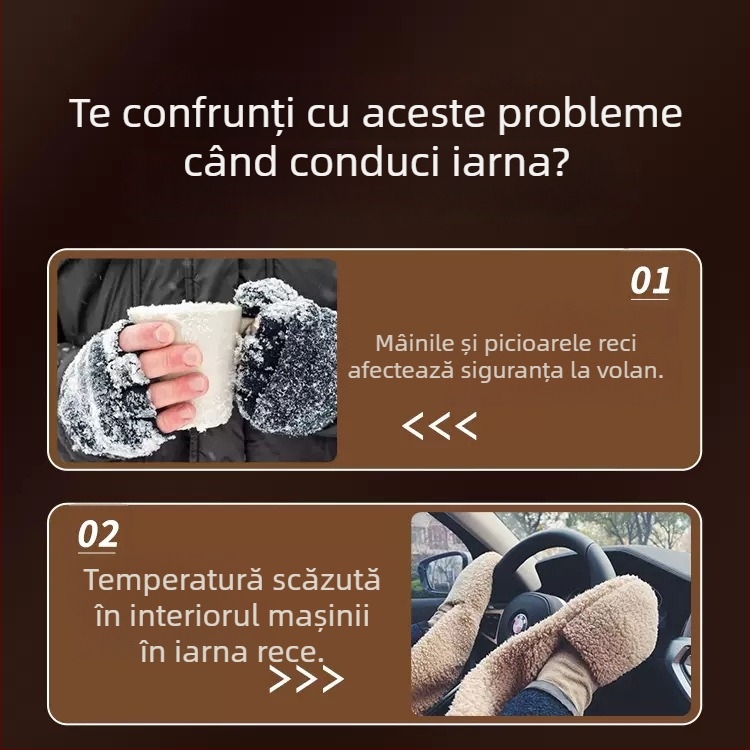 Ventilator auto Yiju pentru mașini și camioane, 12V-24V, încălzire interioară rapidă și degivrare