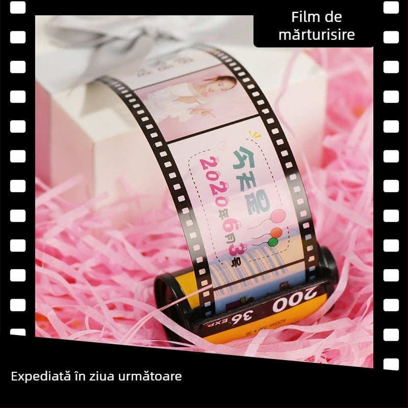 Set DIY Album Memory cu Peliculă — Suvenir Creativ pentru Ziua Îndrăgostiților, Aniversare și Absolvire