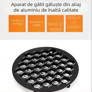 Aparat mare pentru găluște din aliaj de aluminiu, matriță îngroșată pentru împachetare, 37 de bucăți pe lot, metal pur