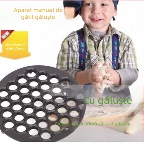 Aparat mare pentru găluște din aliaj de aluminiu, matriță îngroșată pentru împachetare, 37 de bucăți pe lot, metal pur