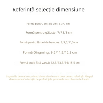 Mașină pentru colțunași cu mâner drept, matriță mare pentru praz, clips din bambus, forme pentru orez și deserturi