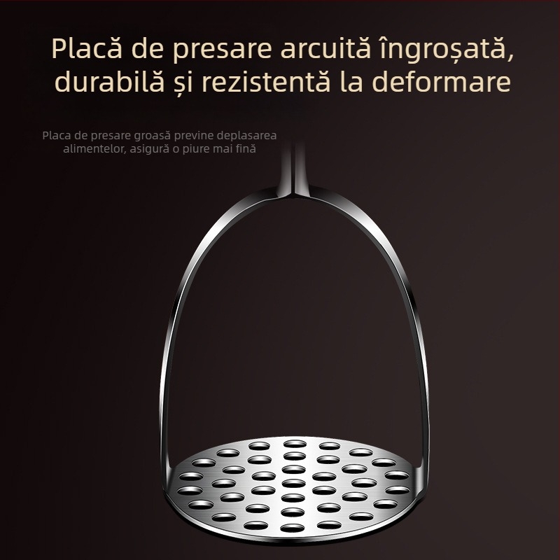 Zdrobitor de cartofi din oțel inoxidabil 304 pentru hrana bebelușilor – instrument manual pentru piure, uz casnic