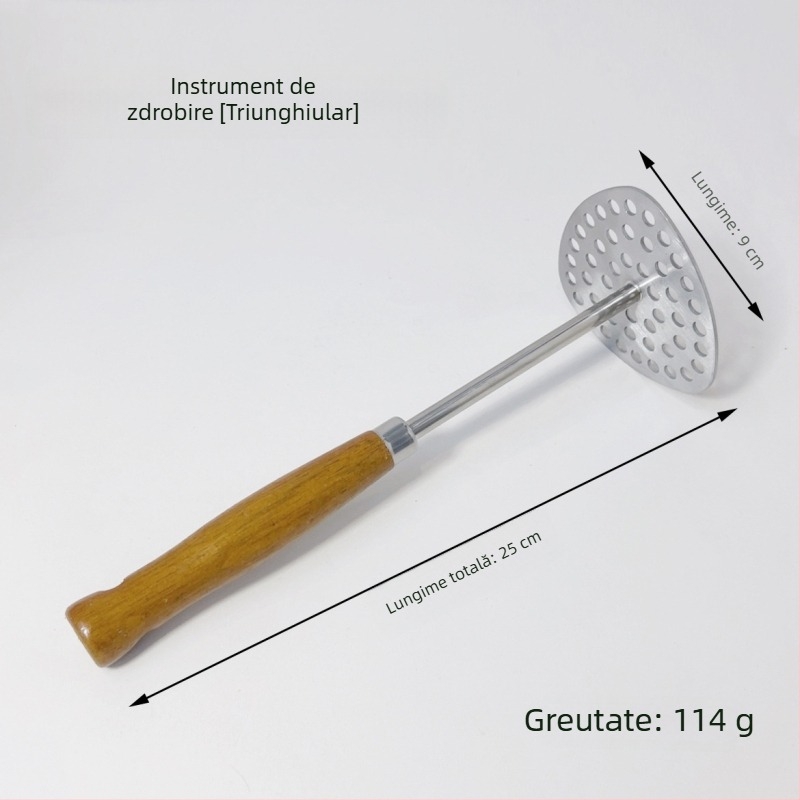 Presă pentru hrana bebelușilor din oțel inoxidabil gros, zdrobitor de cartofi pentru uz casnic