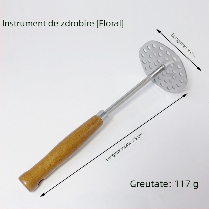 Presă pentru hrana bebelușilor din oțel inoxidabil gros, zdrobitor de cartofi pentru uz casnic