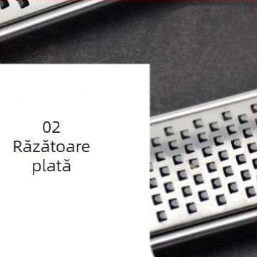 Qituo Home Răzător din oțel inoxidabil pentru brânză, răzătoare pentru legume și zestă de lămâie