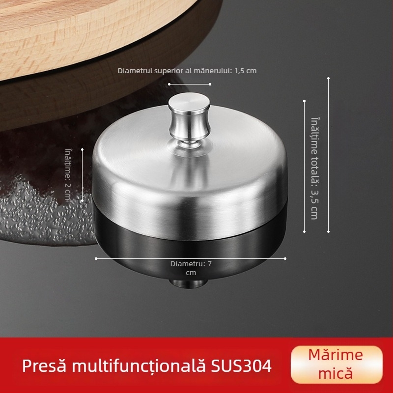 Formă din oțel inoxidabil 304 pentru burgeri – presă pentru modelarea chiftelelor în bucătărie