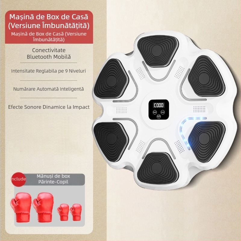 Țintă de perete inteligentă pentru box cu muzică, pentru uz casnic, țintă electronică de reacție pentru antrenamente și relaxare