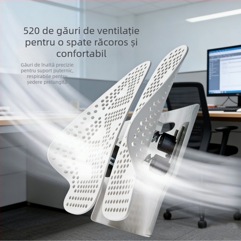 Perne lombare ergonomice pentru birou, suport pentru spate cu spumă cu memorie
