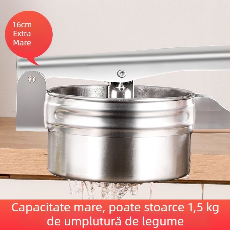 Storcător manual din oțel inoxidabil pentru fructe și legume
