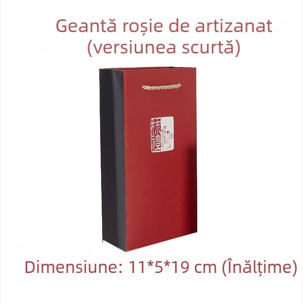 Pieptene antic din corn, din lemn de santal și lemn de piersic, într-o cutie din lemn – ambalaj cadou
