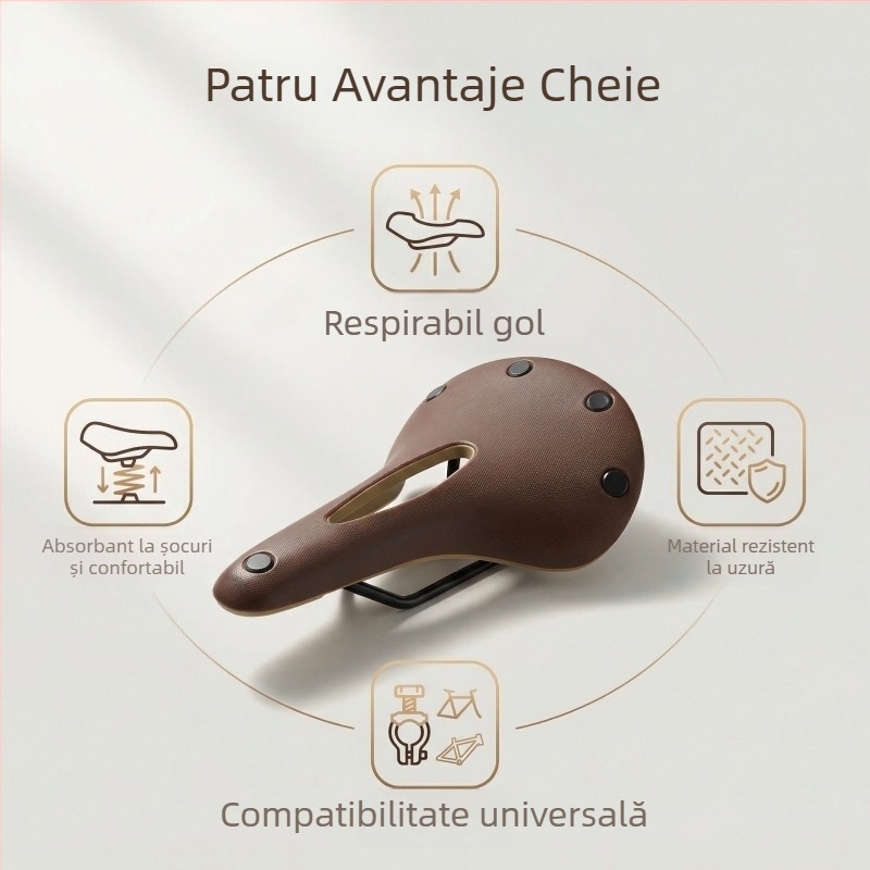 Fast Way Xbk-seat Board șa de bicicletă pentru bicicletă de drum, design gol, material PP