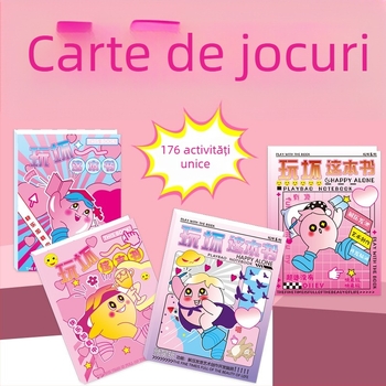 Carte creativă de răspunsuri: jurnal distractiv cu puzzle-uri în stil japonez/coreean drăguț
