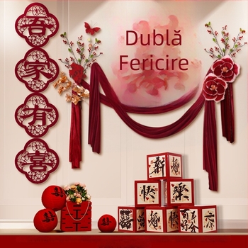 Set decorare de nuntă pentru cameră – perete de fundal pentru sufragerie și dormitor