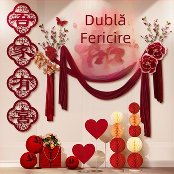 Set decorare de nuntă pentru cameră – perete de fundal pentru sufragerie și dormitor