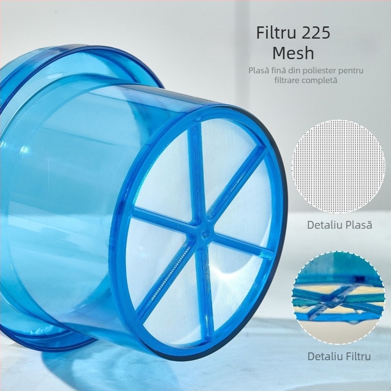 Filtru de iaurt și separator de zer, cu capac – recipient rotund, multifuncțional pentru bucătărie
