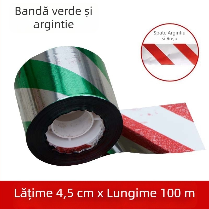 Bandă repelentă pentru păsări, reflectorizantă, pentru livezi și ferme