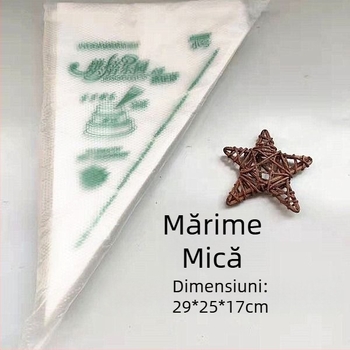 Pungi de decorare, de unică folosință, îngroșate, mari, medii și mici – 100 buc.