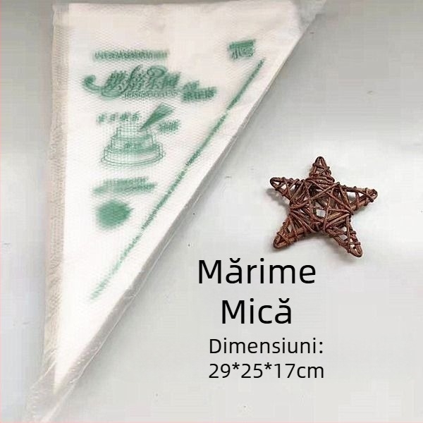 Pungi de decorare, de unică folosință, îngroșate, mari, medii și mici – 100 buc.