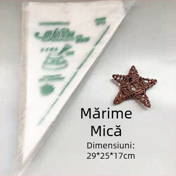 Pungi de decorare, de unică folosință, îngroșate, mari, medii și mici – 100 buc.