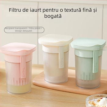 Filtru de iaurt pentru uz casnic, separator de zer prin presare, capacitate mare, aparat pentru brânză făcută acasă