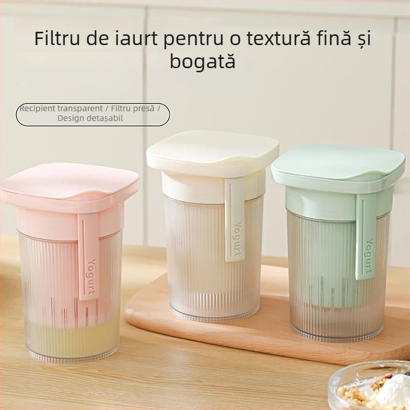 Filtru de iaurt pentru uz casnic, separator de zer prin presare, capacitate mare, aparat pentru brânză făcută acasă