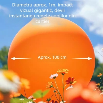 Balon din latex de 36 inch, extra mare, îngroșat, rezistent la explozie, minge elastică pentru copii, pentru joacă în aer liber pe gazon