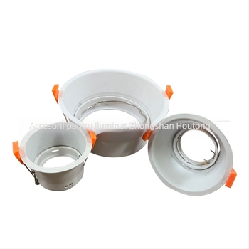 Inel de susținere pentru spot MR16/MR111, carcasă din aluminiu, finisaj pudrat, dimensiuni 160x160x65 mm, modele HF-T054/HF-T055/HF-T056