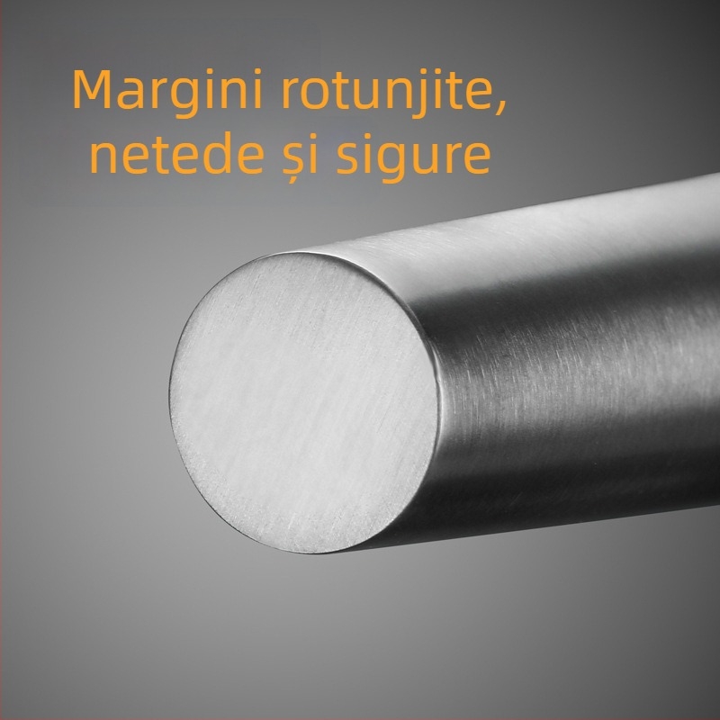 Rolă de aluat din oțel inoxidabil 316, interior gol, dispozitiv multifuncțional pentru colțunași și aluat, unelte de coacere