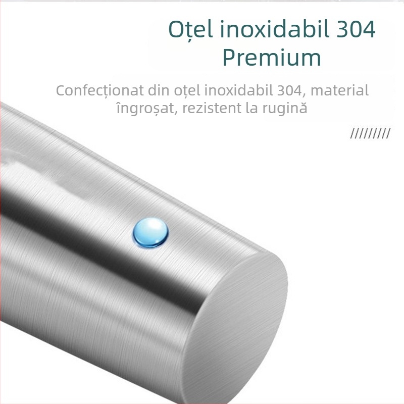 Rola de aluat din oțel inoxidabil 304 – ustensilă de bucătărie pentru întinderea aluatului și presarea foilor de găluște
