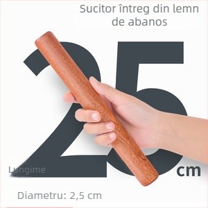 Rulou de aluat din lemn masiv, extra mare, lemn de santal, pentru foi de gyoza, ustensilă de bucătărie