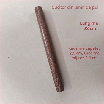 Făcăleț de lemn cu capete ascuțite, tradițional pentru întinderea foilor de găluște, uz casnic