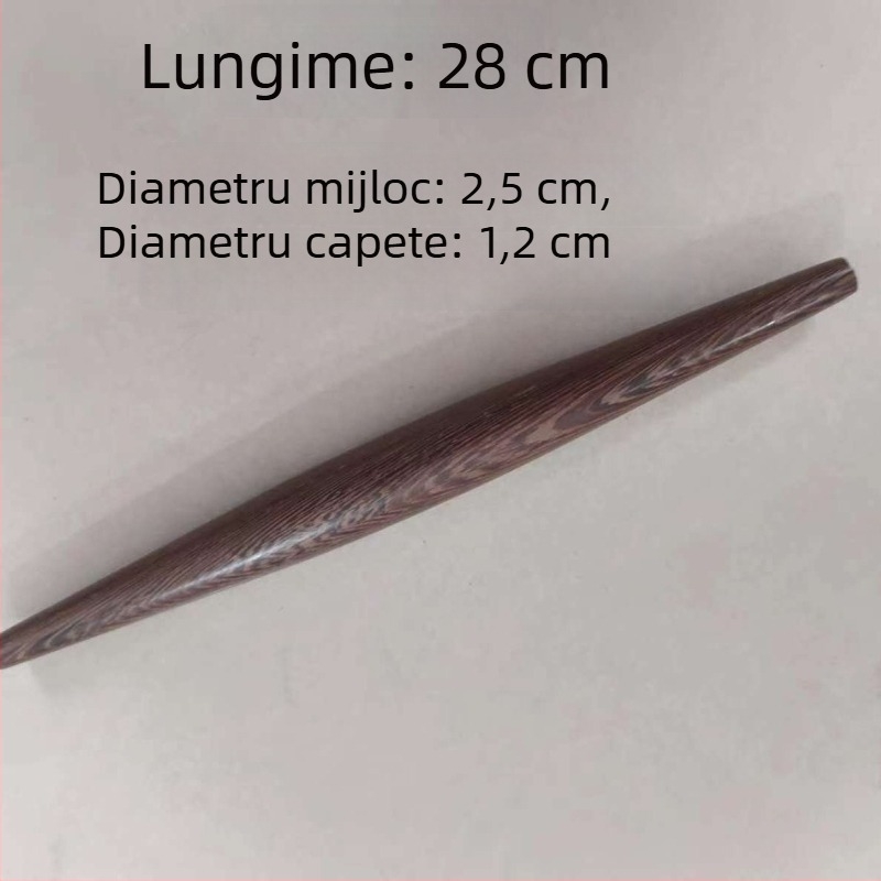 Făcăleț de lemn cu capete ascuțite, tradițional pentru întinderea foilor de găluște, uz casnic