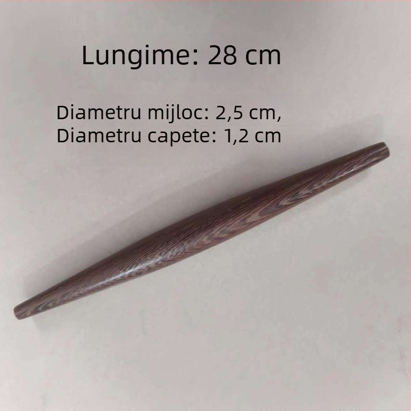 Făcăleț de lemn cu capete ascuțite, tradițional pentru întinderea foilor de găluște, uz casnic