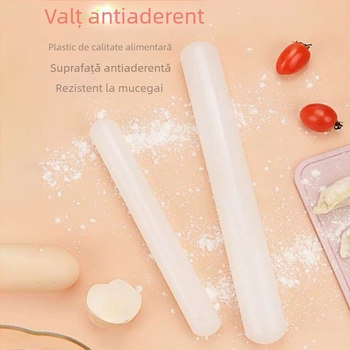 Rulou PP antiaderent, de calitate alimentară, pentru fondant, uz casnic, potrivit pentru foi de colțunași și tăiței