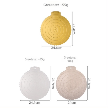 Mat de tort reutilizabil din plastic, bază pentru mousse, 8 inci, pentru coacere acasă, formă pătrată și rotundă, de calitate alimentară